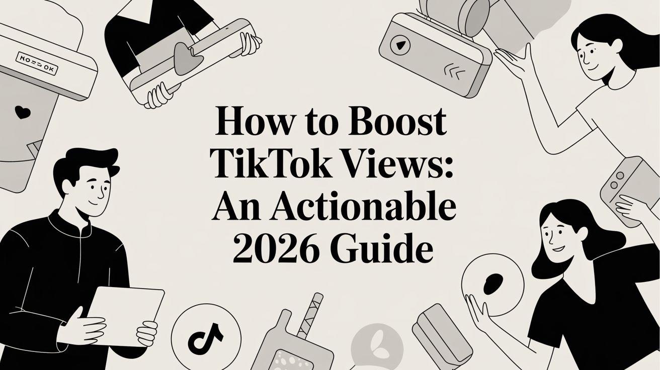 How to Boost TikTok Views: An Actionable 2026 Guide