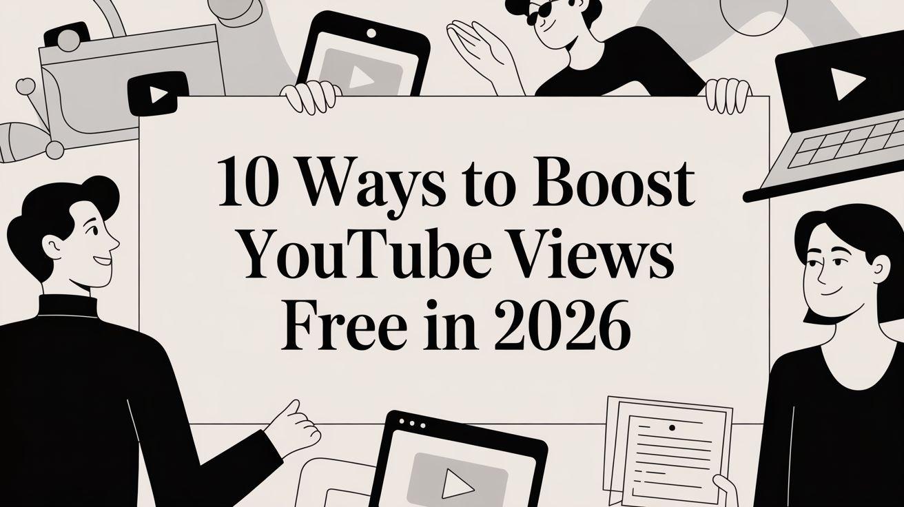 10 Ways to Boost YouTube Views Free in 2026